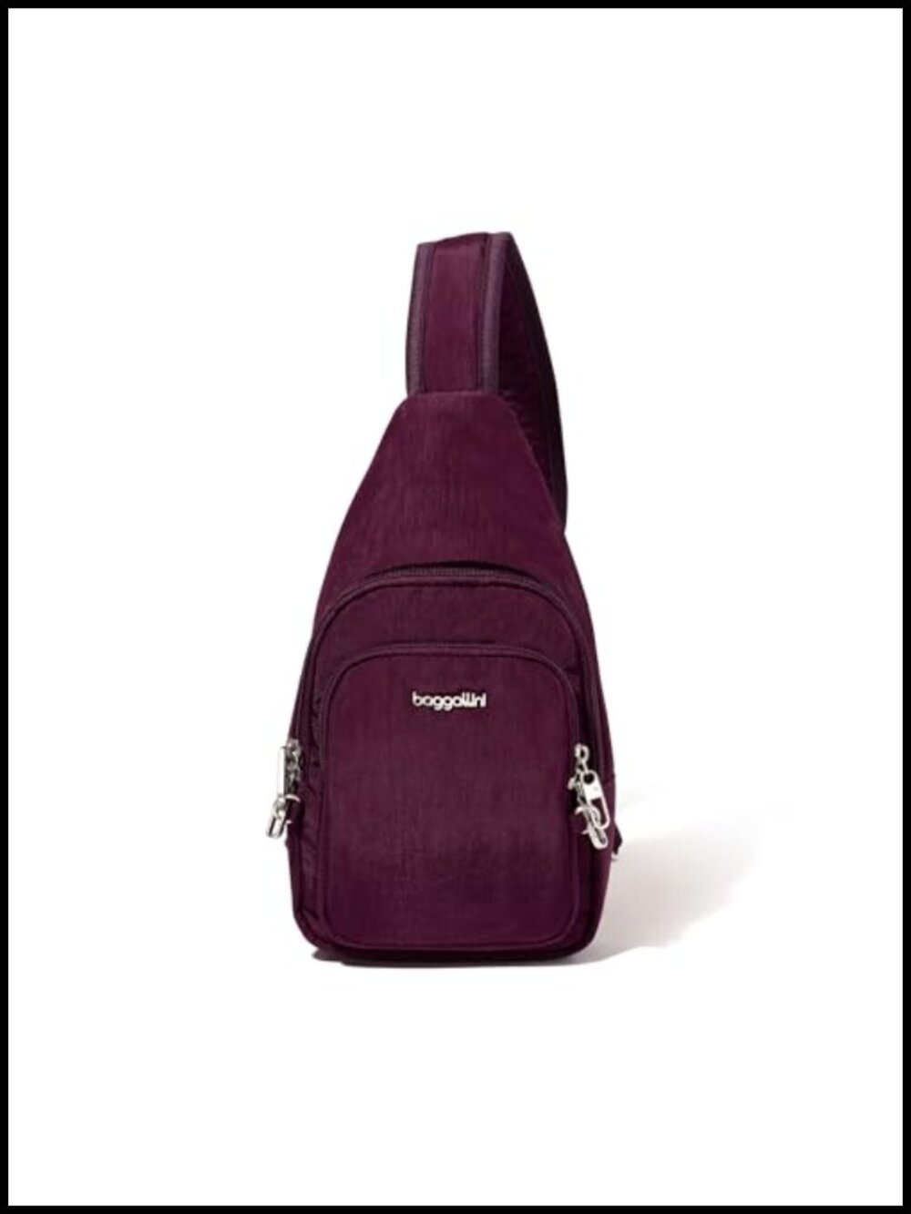 Anti-Theft Sling Crossbody Bag Water-Repellent Cut-Resistant Locking Zippers